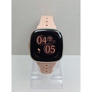 Fitbit Versa 4 GPS Smartwatch Charger Heart Rate Sleep Tracker Google Wallet NFC